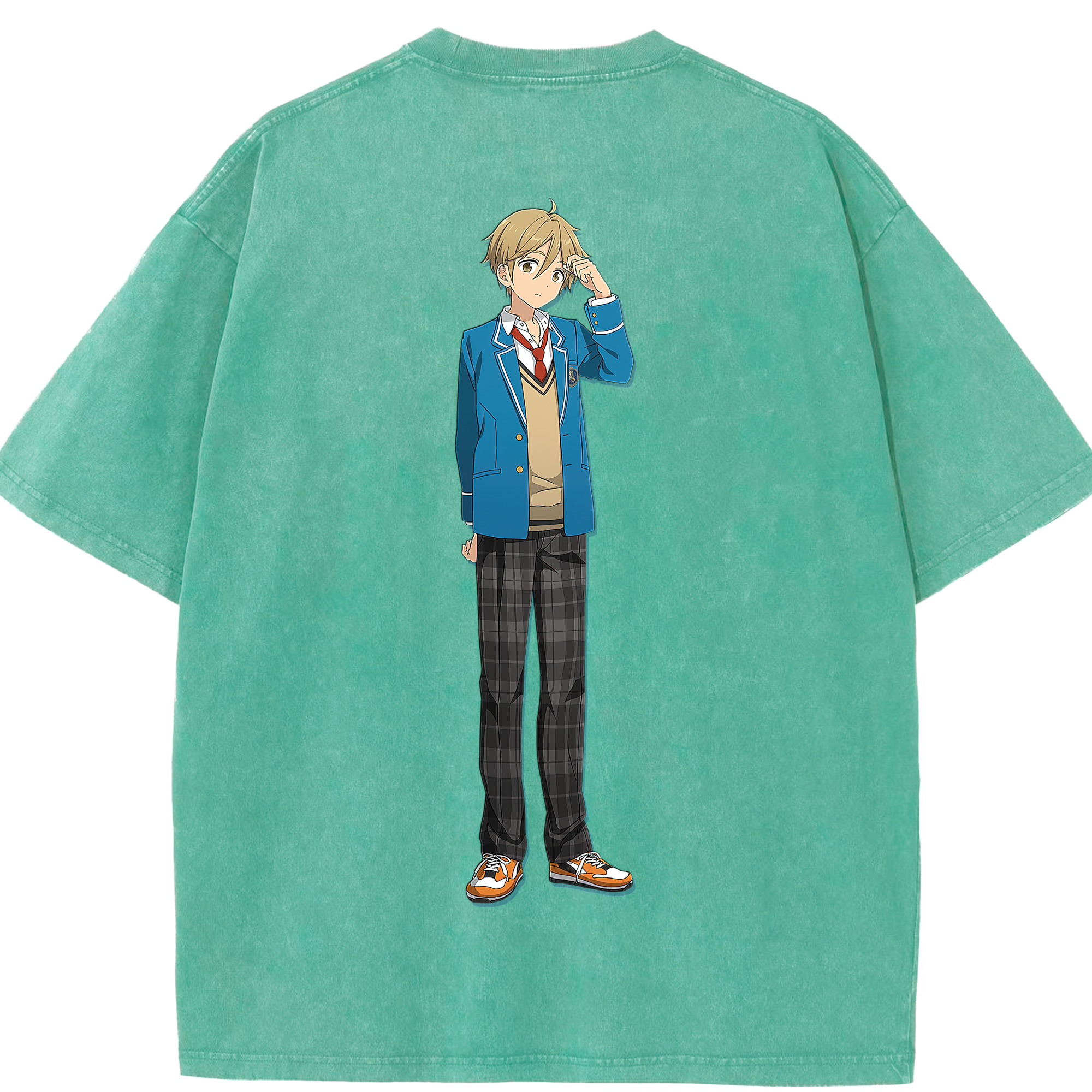 （画像用） あんさんぶるスターズ! Ensemble Stars 綿100% ヴィンテージ風 半袖Tシャツ（背面プリント）
